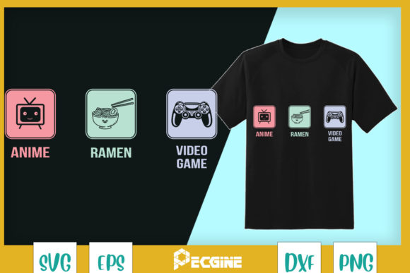 Anime, Ramen, Video Game - Otaku Workout