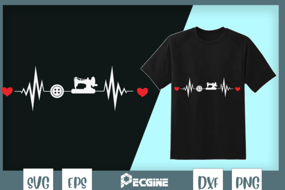 Sewing Machine Sewer Heartbeat