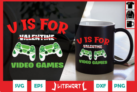 Video Games Valentine Day for Kids Boy